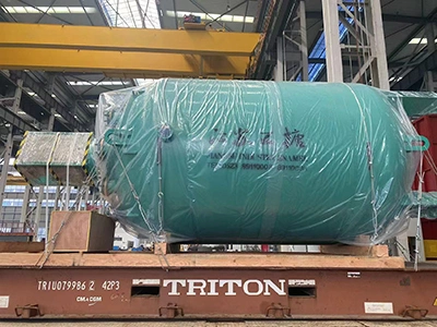 Reaktor berlapis kaca 25000L dihantar ke pelanggan di Thailand