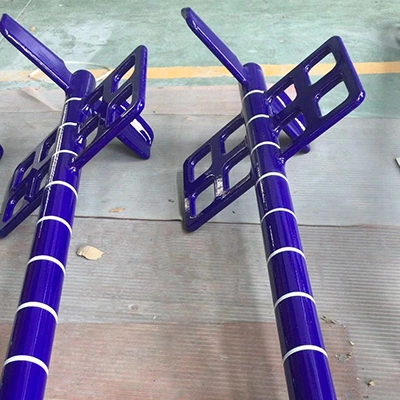 Pengaduk berlapis kaca jenis scraper+frame dengan skala