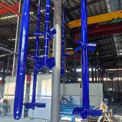 Pengaduk Gabungan Impeler-Paddle Berlapis Kaca