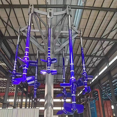 Pengaduk Aliran Paksi Berlapis Kaca dengan Skala