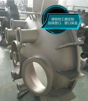 Penutup kepala dengan nozel ketinggian meningkat