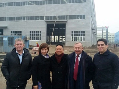 Pelanggan Jerman melawat kemudahan kami