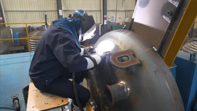 Kimpalan manual nozel